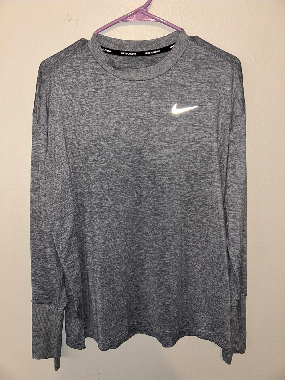 Nike running long sleeve shirt